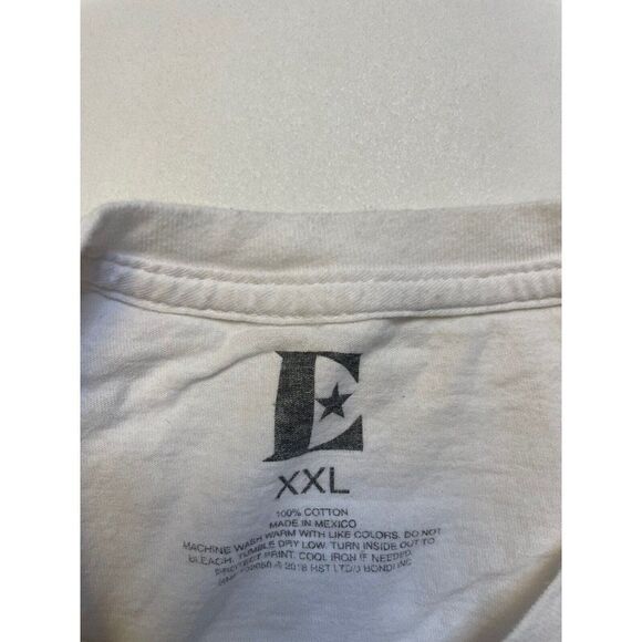 Elton John Graphic T-shirt Men XXL White Short Sleeve Music - Picture 5 of 6